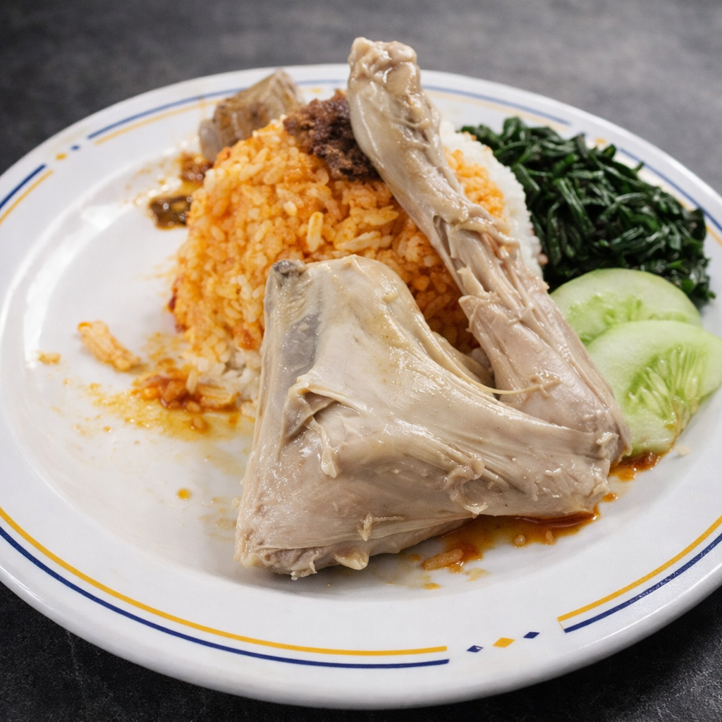 Nasi Ayam Pop