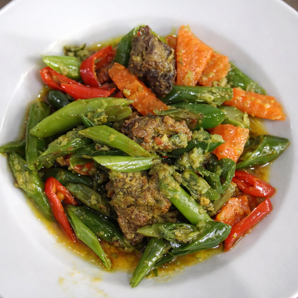Tumis Buncis Ati Ayam
